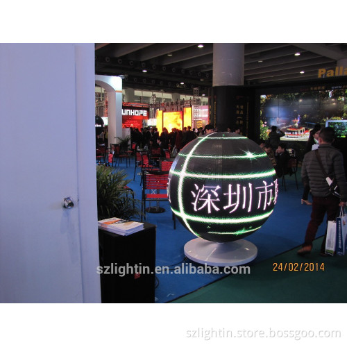 High quality with high resolution HD p5 xxx Spherical LED electronic display
